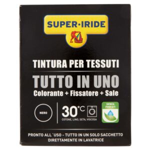 COLORE TESSUTI SUPER IRIDE NERO