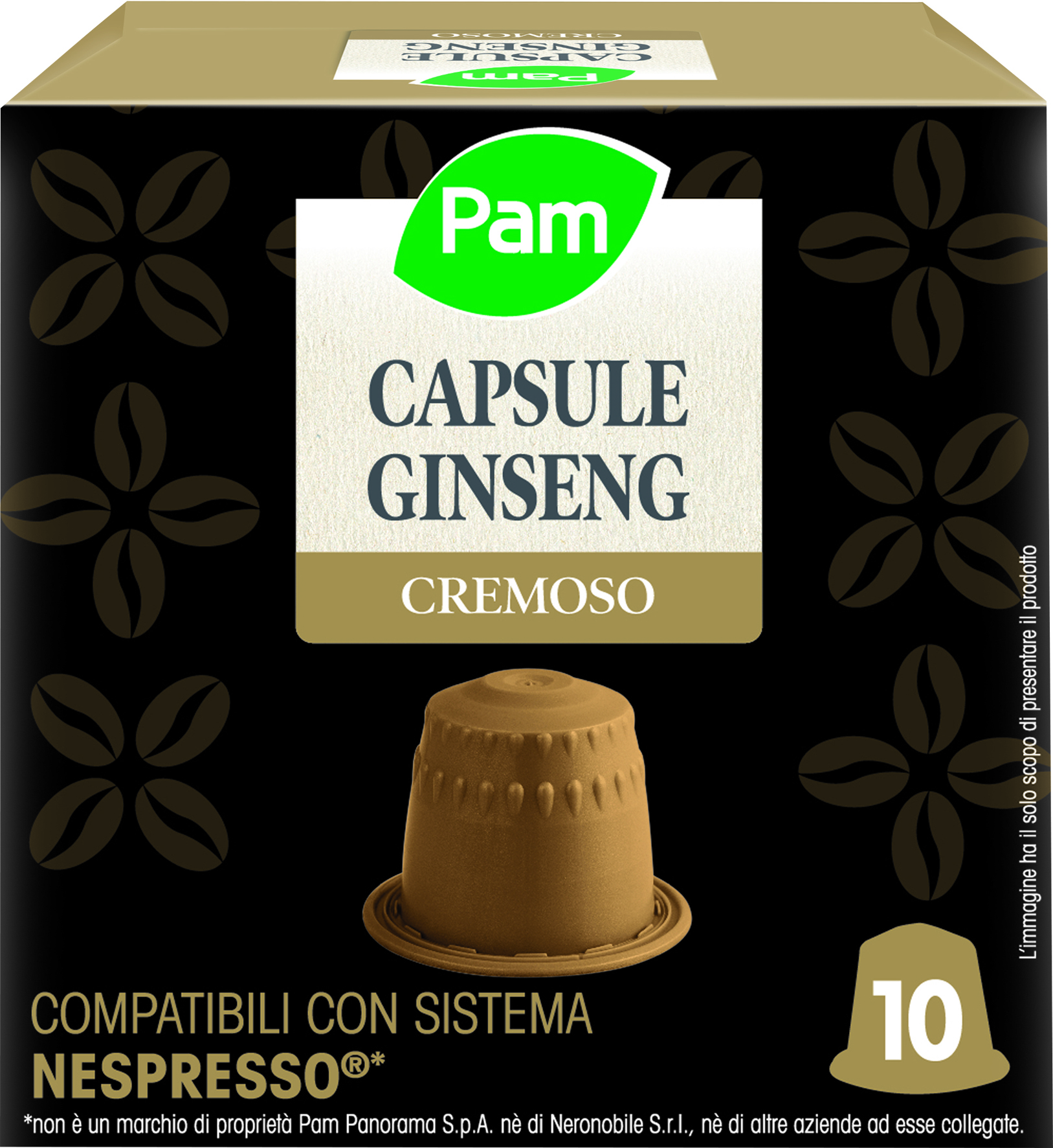 PAM NESPRESSO GINSENG 10CAPS