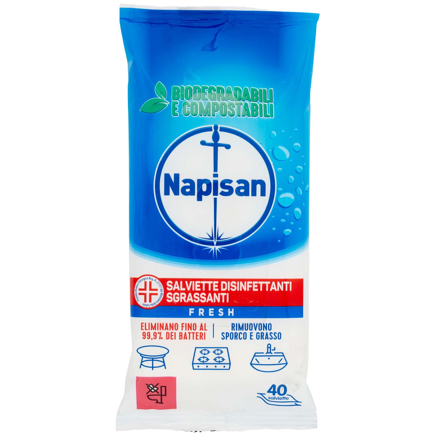 SALVIETTE NAPISAN GIARD. 40+ 10