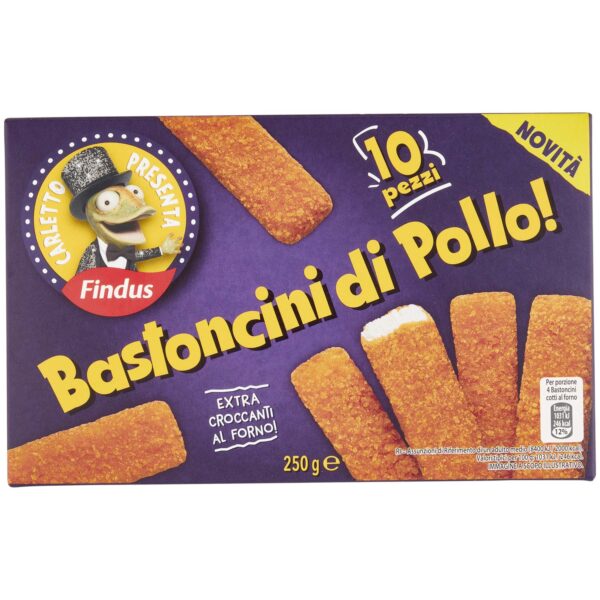 BASTONCINI DI POLLO FINDUS X10 250gR