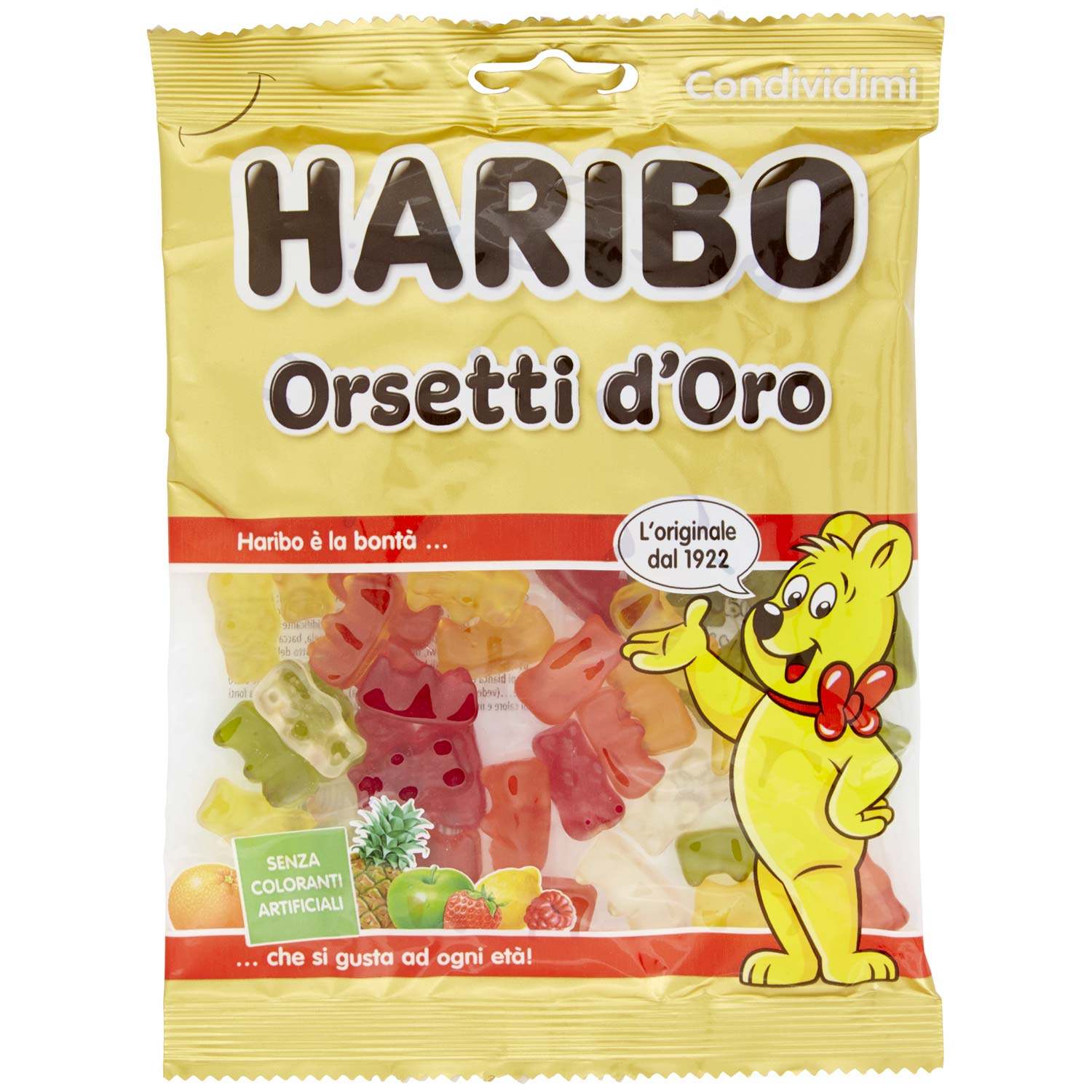 CARAMELLE HARIBO ORSETTI ORO