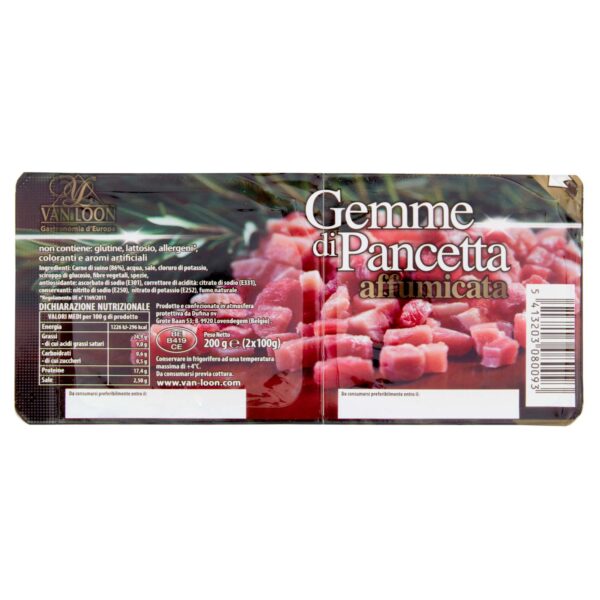 CUBETTI PANCETTA AFFUM 200GR