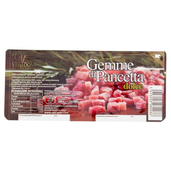 CUBETTI PANCETTA DOLCE 200GR