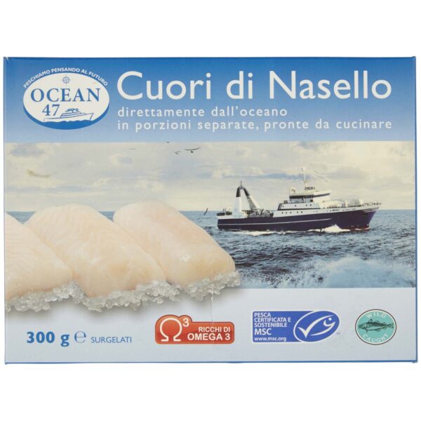 CUORI DI NASELLO OCEAN47 300GR