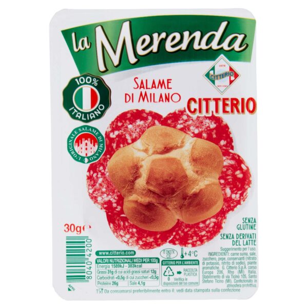 MERENDA SALAME MILANO 30GR