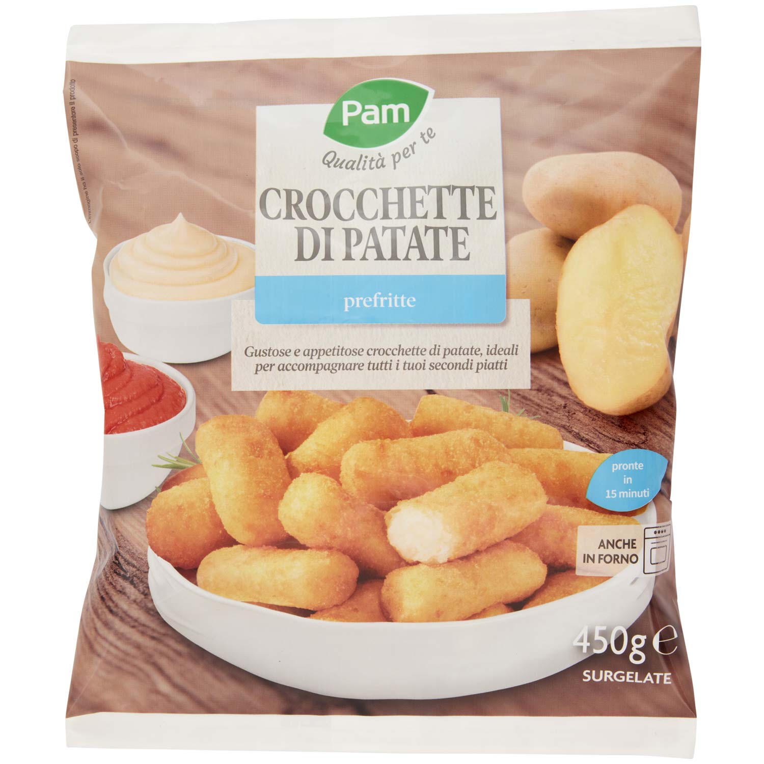 PAM CROCCHETTE DI PATATE 450GR