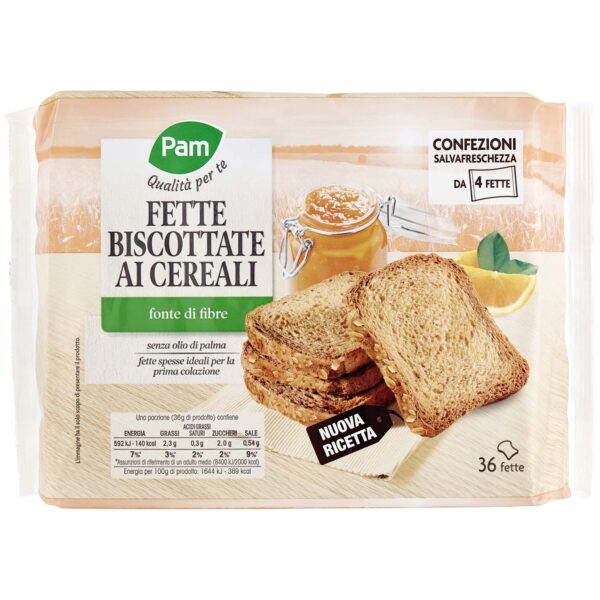 PAM FETTE BISCOTTATE 5 CEREALI