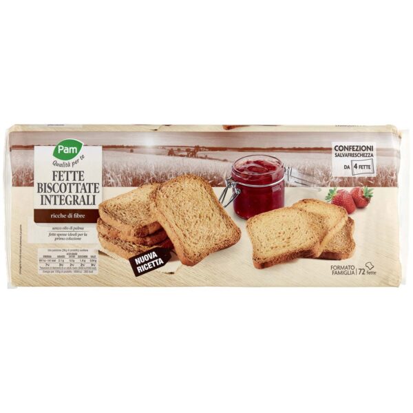 PAM FETTE BISCOTTATE INTEGRALI