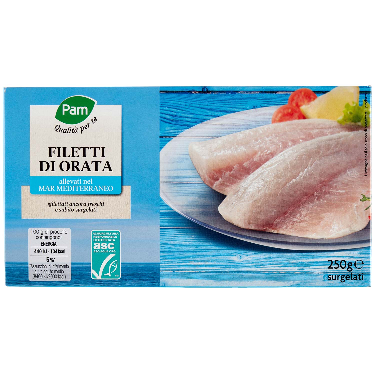 PAM FILETTO DI ORATA 250GR