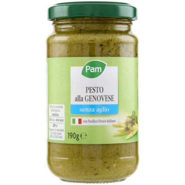 PAM PESTO GENOVESE SENZ' AGLIO 190GR