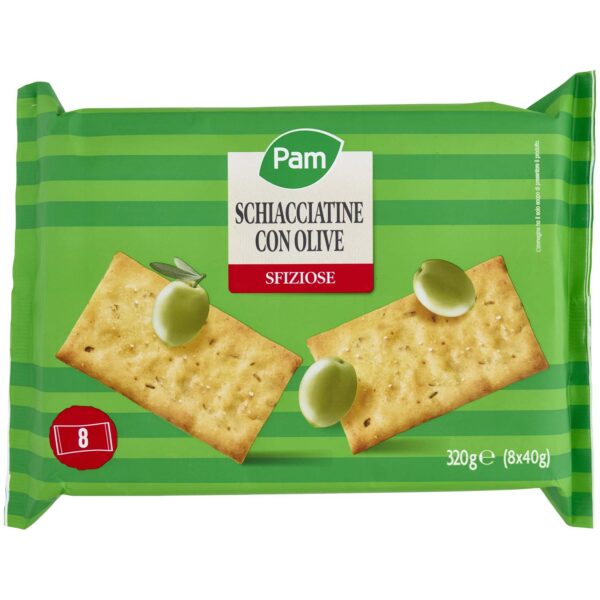 PAM SCHIACCIATINE OLIVE G 40X8