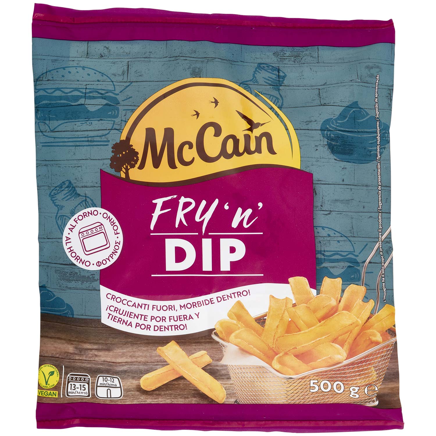 PATATE MCCAIN FRY'N DIP 500GR