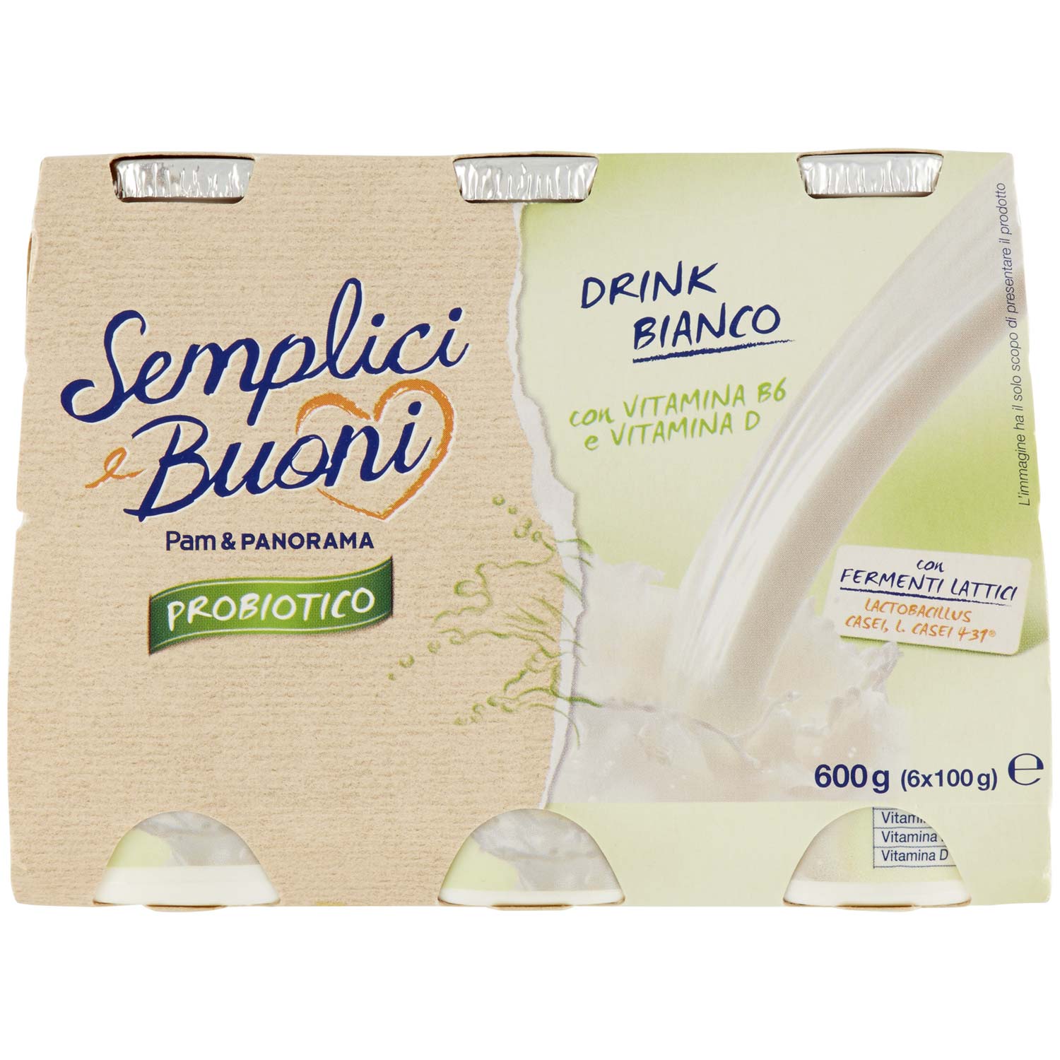 S&B YOGURT DA BERE BIANCO 600ML