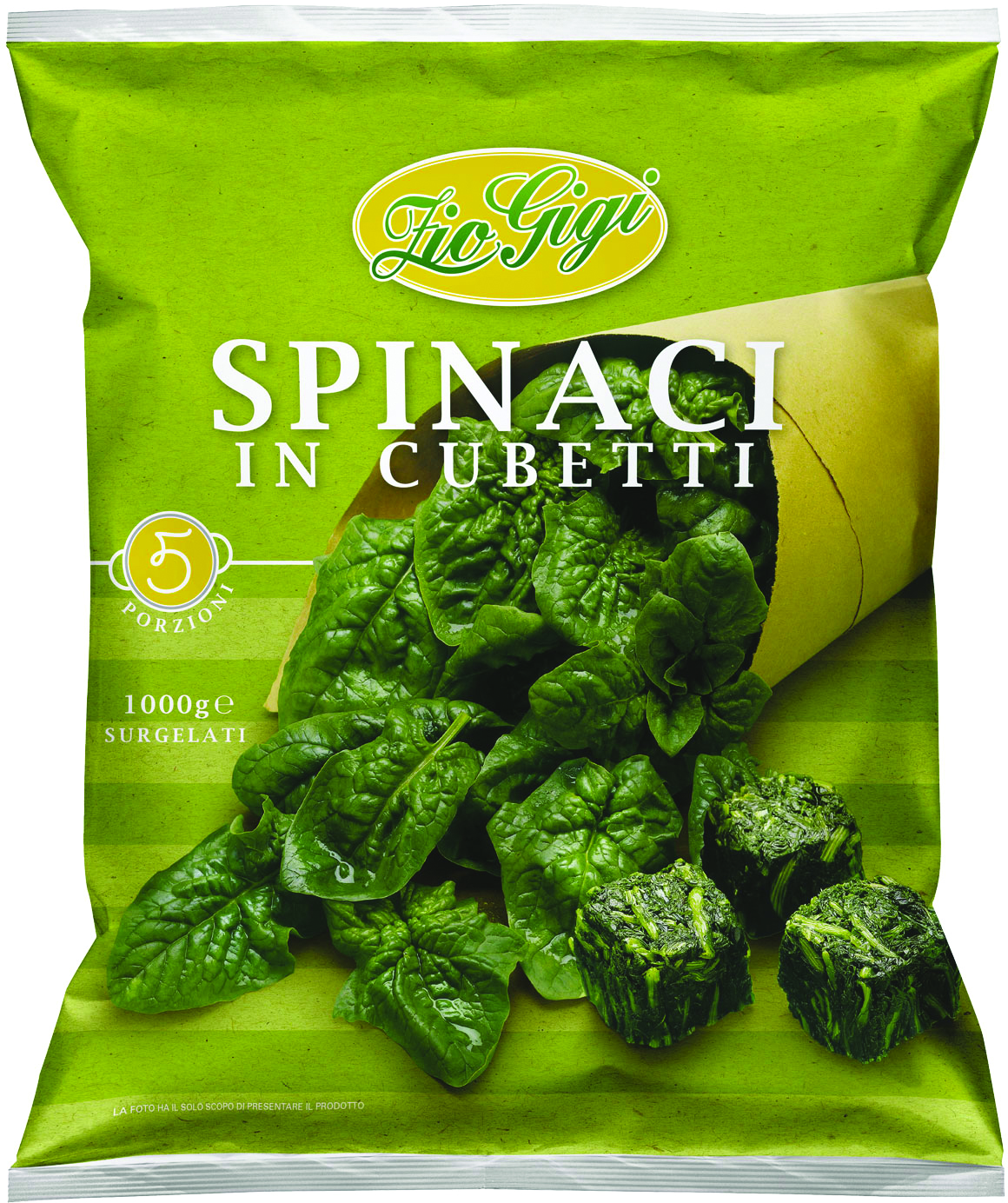 SPINACI A CUBETTI ZIO GIGI 1KG