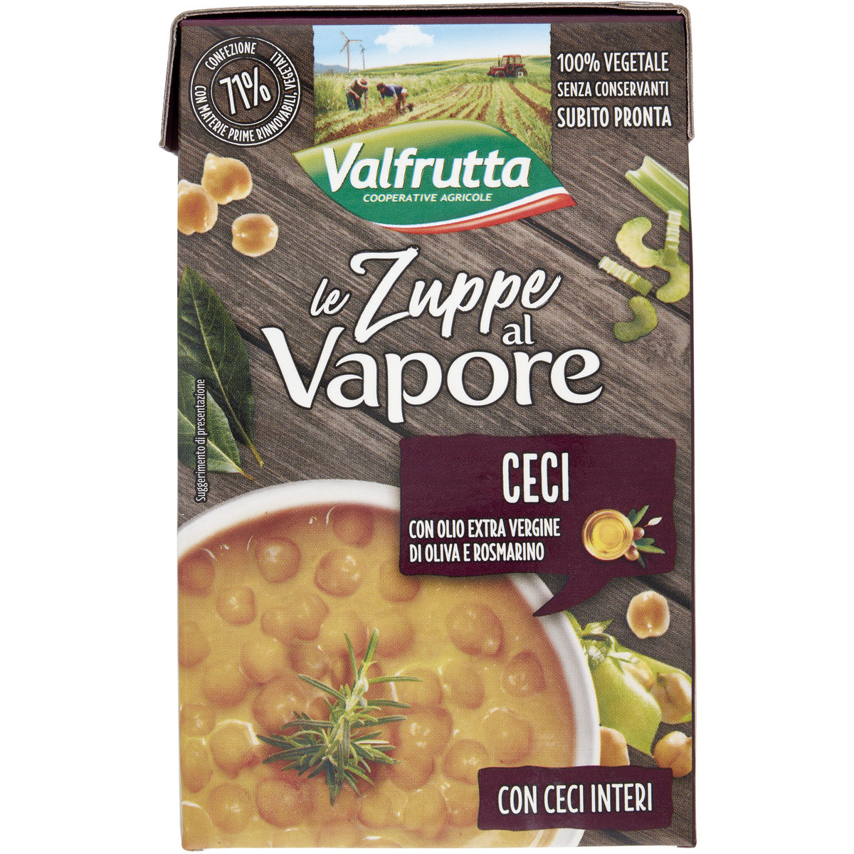 VALFRUTTA ZUPPE AL VAPORE