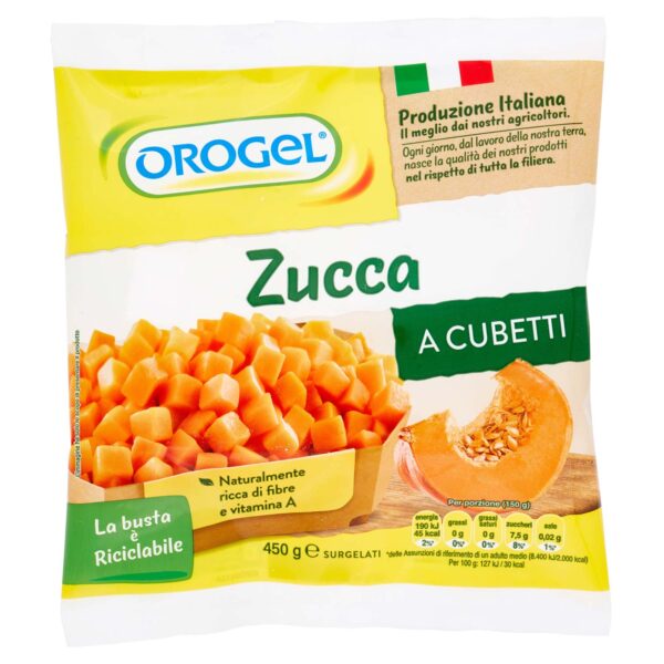 ZUCCA A CUBETTI OROGEL 450GR